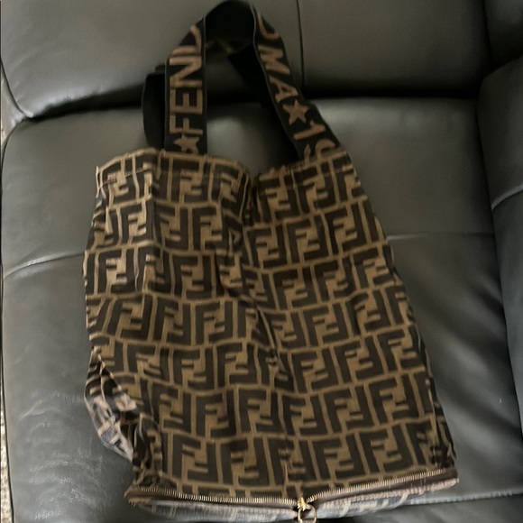 Fendi Roma Zucca Zip Away Tote Bag - Picture 13 of 16